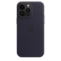 Кожаный чехол для iPhone 14 Pro Max с MagSafe - Фиолетовый