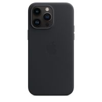 Кожаный чехол для iPhone 14 Pro Max с MagSafe - "Тёмная ночь"