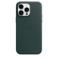 Кожаный чехол для iPhone 14 Pro Max с MagSafe - Зелёный