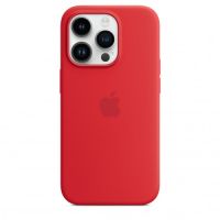Чехол Silicone Case для iPhone 14 Pro Max, силикон, - Красный