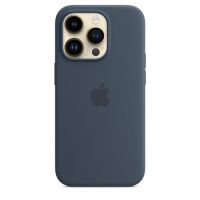 Чехол Silicone Case для iPhone 14 Pro Max, силикон, - Тёмно-синий