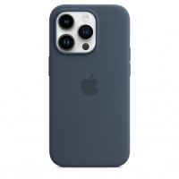 Чехол Silicone Case для iPhone 14 Pro Max, силикон, - Тёмно-синий