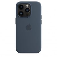 Чехол Silicone Case для iPhone 14 Pro Max, силикон, - Тёмно-синий