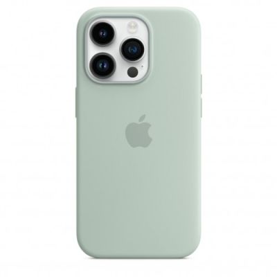 Чехол Silicone Case для iPhone 14 Pro Max, силикон, - Мятный