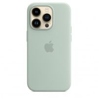 Чехол Silicone Case для iPhone 14 Pro Max, силикон, - Мятный