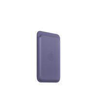Кожаный кошелек для iPhone 14 Pro Max с MagSafe - "Глициния"