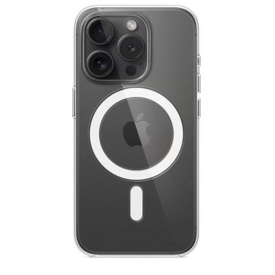 Прозрачный чехол MagSafe для iPhone 15 Pro Max