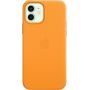 Чехол Leather Case для iPhone 12/12 Pro, кожа, «золотой апельсин»