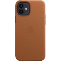 Чехол Leather Case для iPhone 12/12 Pro, кожа, золотисто-коричневый