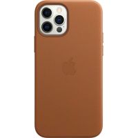 Чехол Leather Case для iPhone 12/12 Pro, кожа, золотисто-коричневый