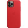 Чехол Leather Case для iPhone 12/12 Pro, кожа, красный
