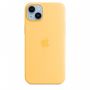 Чехол Silicone Case для iPhone 14, силикон, - Жёлтый