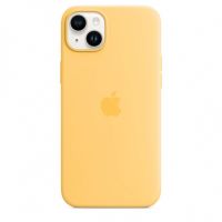 Чехол Silicone Case для iPhone 14, силикон, - Жёлтый