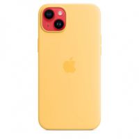 Чехол Silicone Case для iPhone 14, силикон, - Жёлтый