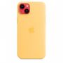 Чехол Silicone Case для iPhone 14, силикон, - Жёлтый