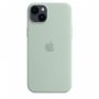 Чехол Silicone Case для iPhone 14, силикон, - Мятный