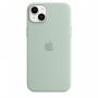 Чехол Silicone Case для iPhone 14, силикон, - Мятный