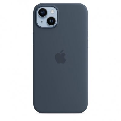 Чехол Silicone Case для iPhone 14 Plus, силикон, - Тёмно-синий