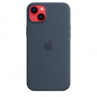 Чехол Silicone Case для iPhone 14, силикон, - Тёмно-синий
