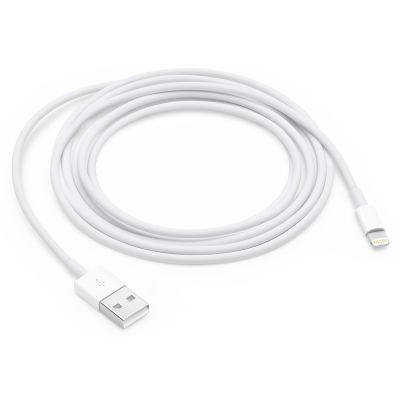 Кабель Apple Lightning/USB, 2 м, (MD819), Белый