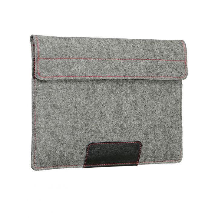 Чехол-конверт с карманом Alexander для MacBook Pro 13" / Air 13", войлок и кожа, светло-серый