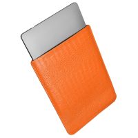 Чехол вертикальный Alexander для MacBook Pro 13" / Air 13", кожа, питон, оранжевый
