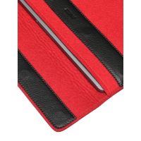 Чехол-конверт Alexander для MacBook Pro 16", войлок и кожа, красный
