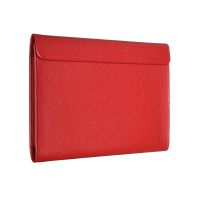 Чехол-конверт Alexander для MacBook Pro 16", кожа, классика, красный