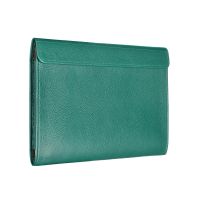 Чехол-конверт Alexander для MacBook Pro 16", кожа, классика, зелёный