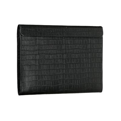 Чехол-конверт Alexander для MacBook Pro 16", кожа, питон, чёрный