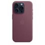 Накладка Apple FineWoven Case с MagSafe для iPhone 15 Pro, бордовый