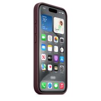 Накладка Apple FineWoven Case с MagSafe для iPhone 15 Pro, бордовый