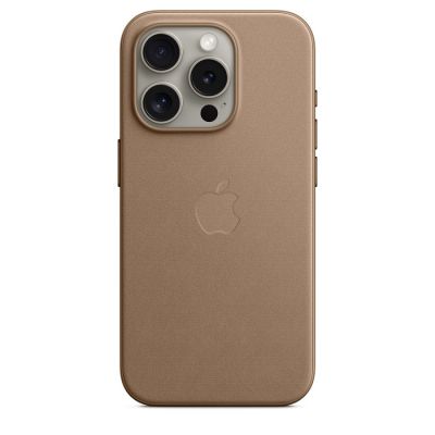Накладка Apple FineWoven Case с MagSafe для iPhone 15 Pro Max, коричневый