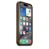 Накладка Apple FineWoven Case с MagSafe для iPhone 15 Pro, коричневый