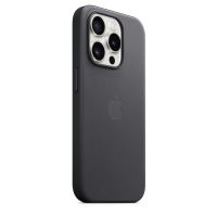 Накладка Apple FineWoven Case с MagSafe для iPhone 15 Pro, чёрный
