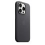 Накладка Apple FineWoven Case с MagSafe для iPhone 15 Pro, чёрный
