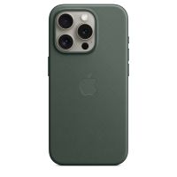 Накладка Apple FineWoven Case с MagSafe для iPhone 15 Pro, зелёный