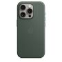 Накладка Apple FineWoven Case с MagSafe для iPhone 15 Pro, зелёный