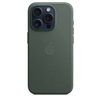 Накладка Apple FineWoven Case с MagSafe для iPhone 15 Pro, зелёный