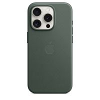 Накладка Apple FineWoven Case с MagSafe для iPhone 15 Pro, зелёный