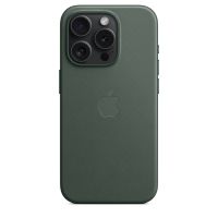 Накладка Apple FineWoven Case с MagSafe для iPhone 15 Pro, зелёный