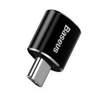 Переходник Baseus Male OTG, чёрный