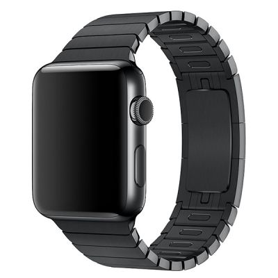 Ремешок браслет Link Bracelet 42/44/45 мм Black для Apple Watch