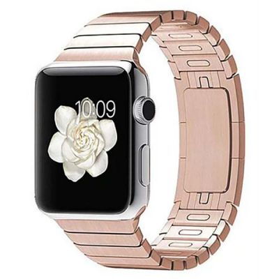 Ремешок браслет Link Bracelet 42/44/45 мм Rose Gold для Apple Watch