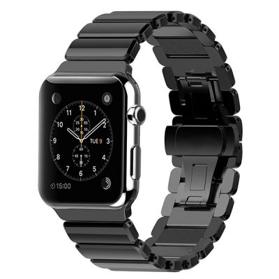 Ремешок Ceramic Керамический 42/44/45 мм Black для Apple Watch