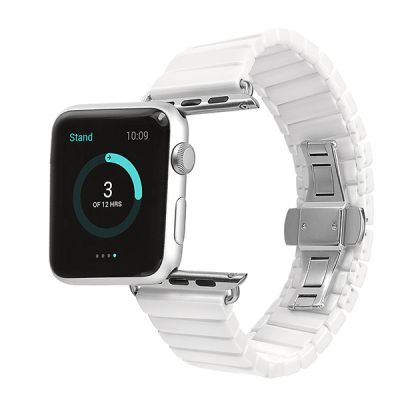 Ремешок Ceramic Керамический 42/44/45 мм White для Apple Watch