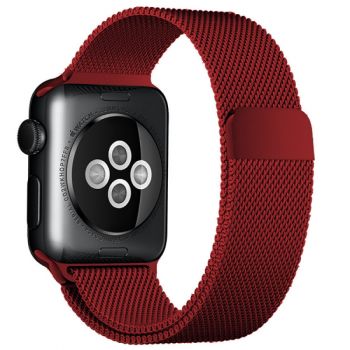 Ремешок Миланский Mokka Milanese Loop Red Edition для Apple Watch 42/44/45 мм