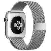 Ремешок Миланский Mokka Milanese Loop Silver для Apple Watch 42/44/45 мм