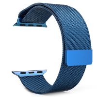 Ремешок Миланский Mokka Milanese Loop Midnight Blue для Apple Watch 42/44/45 мм