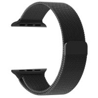 Ремешок Миланский Mokka Milanese Loop Space Black для Apple Watch 42/44/45 мм